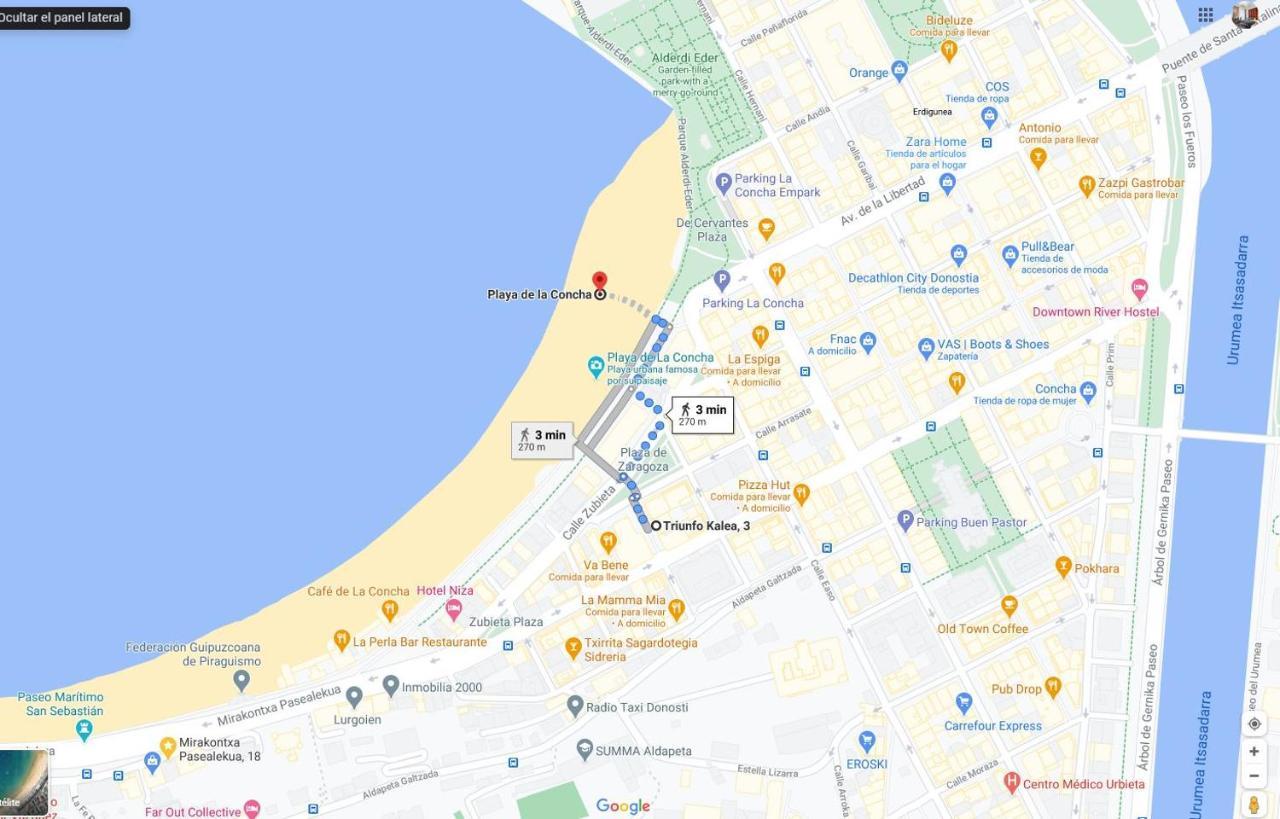 Apartamento Amplio Y Central A Pie De Playa La Concha سان سيباستيان المظهر الخارجي الصورة